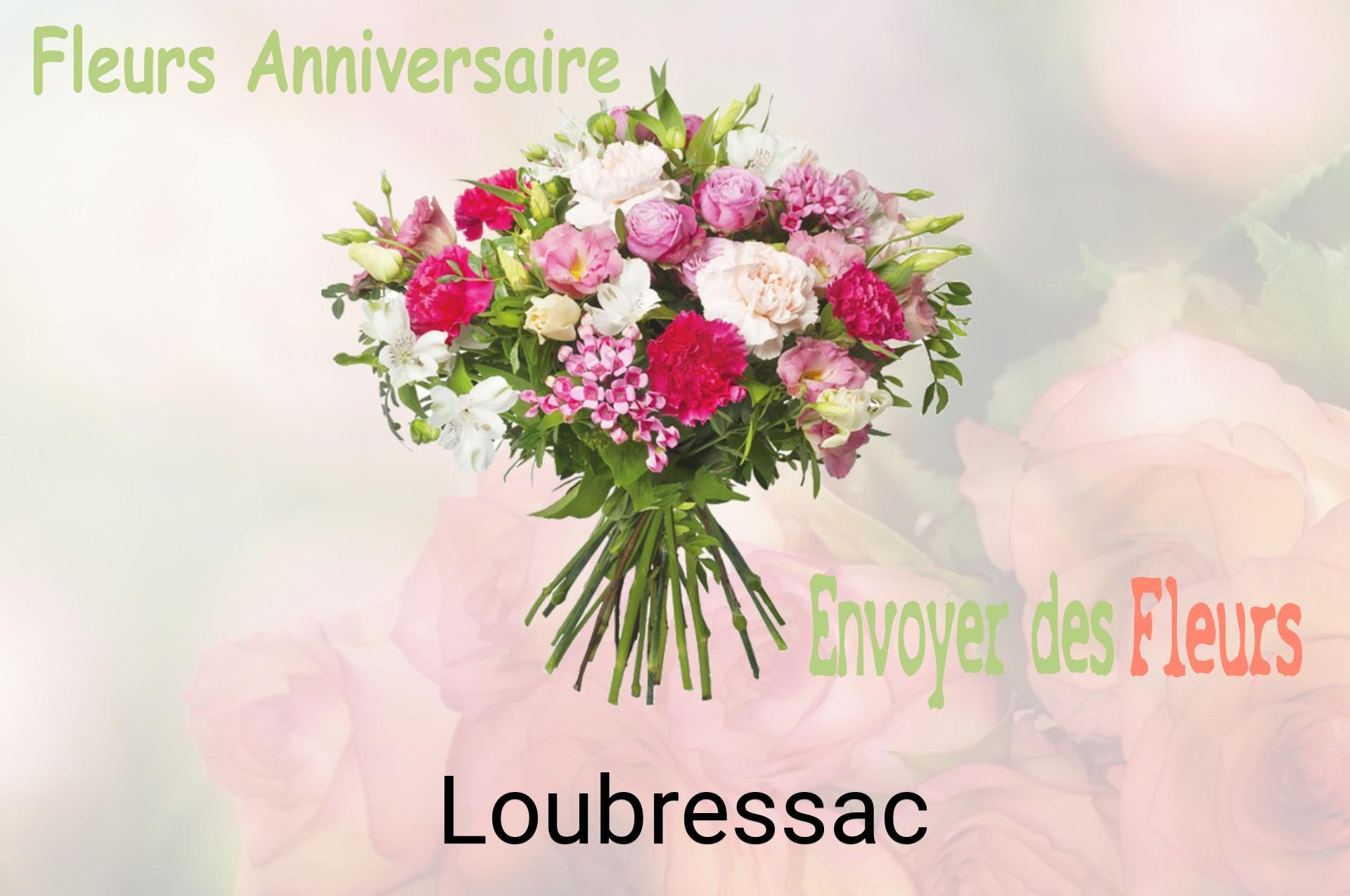 Bouquet de fleurs d’anniversaire livré à Loubressac